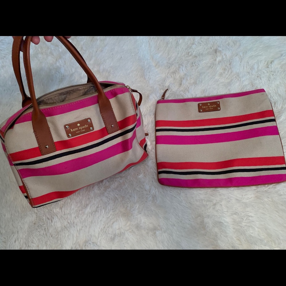 Kate Spade Boston bag and pouch